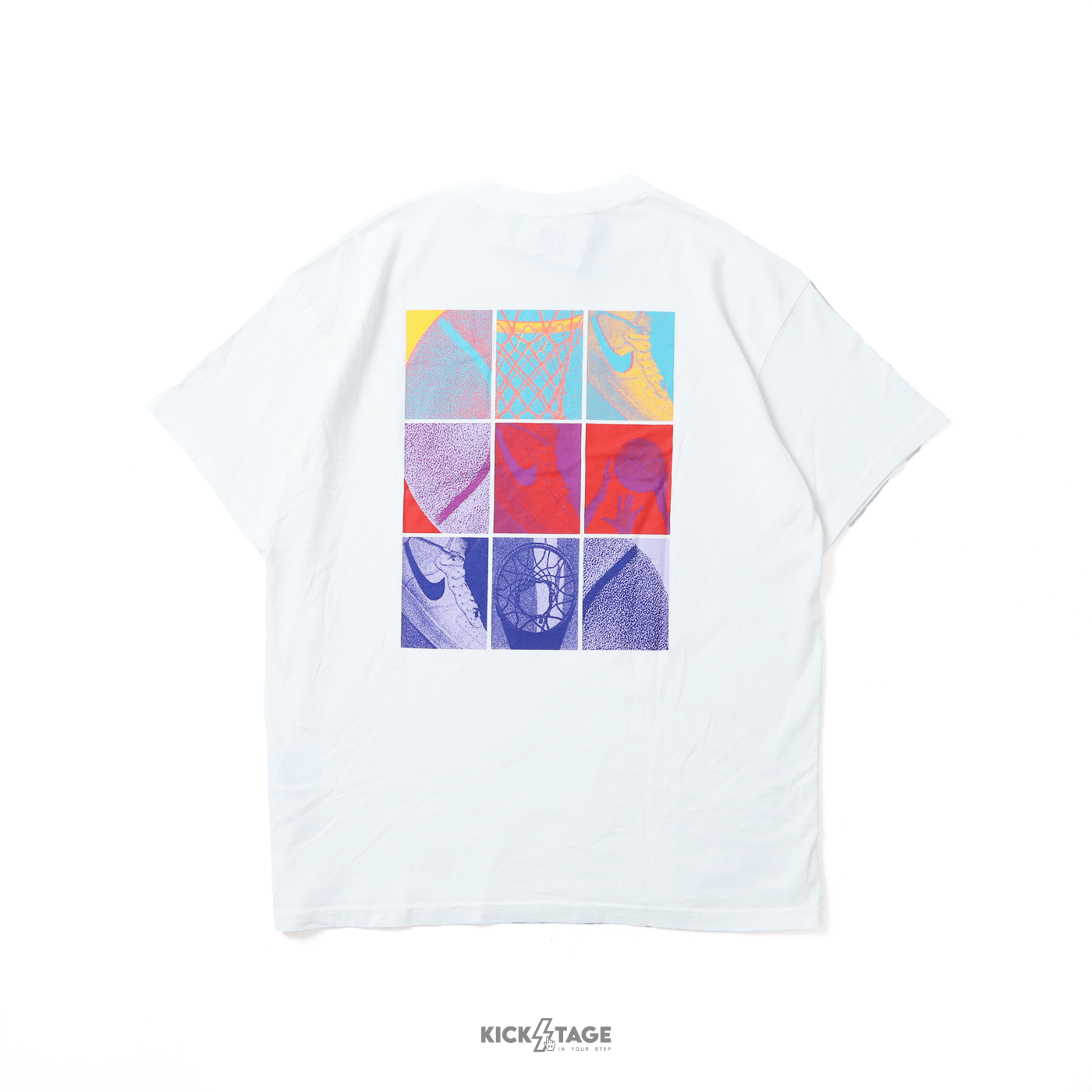 男款 NIKE AS M NK TEE M90 OC 1 白 印花 九宮格 塗鴉 籃球 純棉 運動 休閒 短T【HJ3326-133】