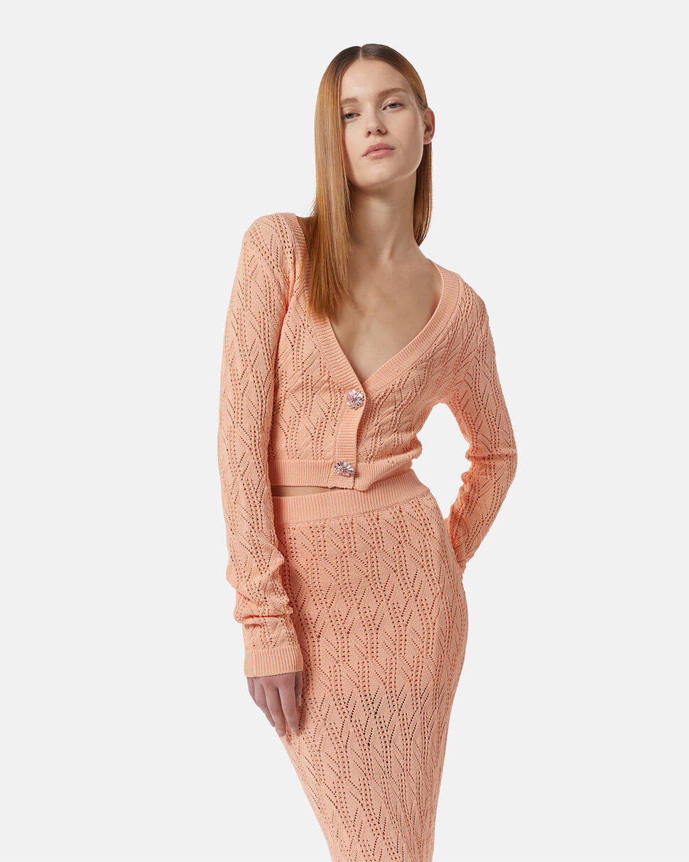 【Silvian Heach】性感開扣針織小外套