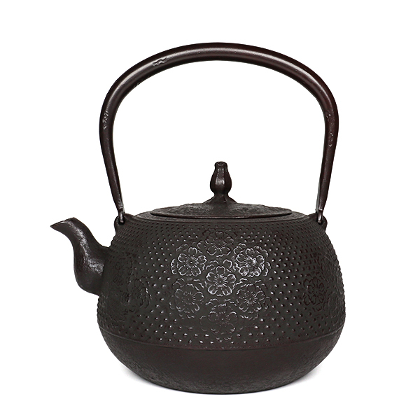 【佐藤勝芳】棗形 櫻 鐵壺1.6L