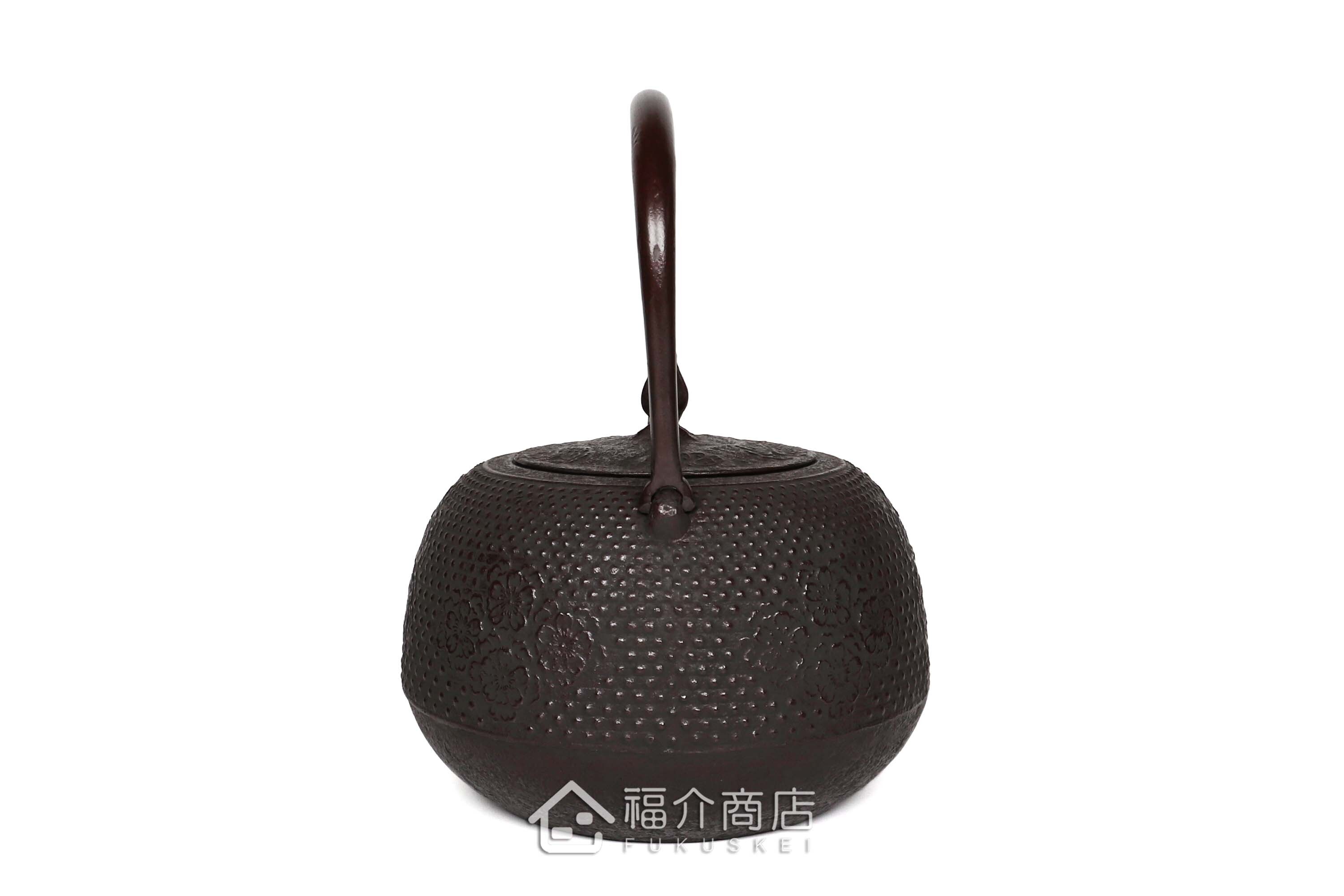 櫻花造型的泡茶煮水鑄鐵壺