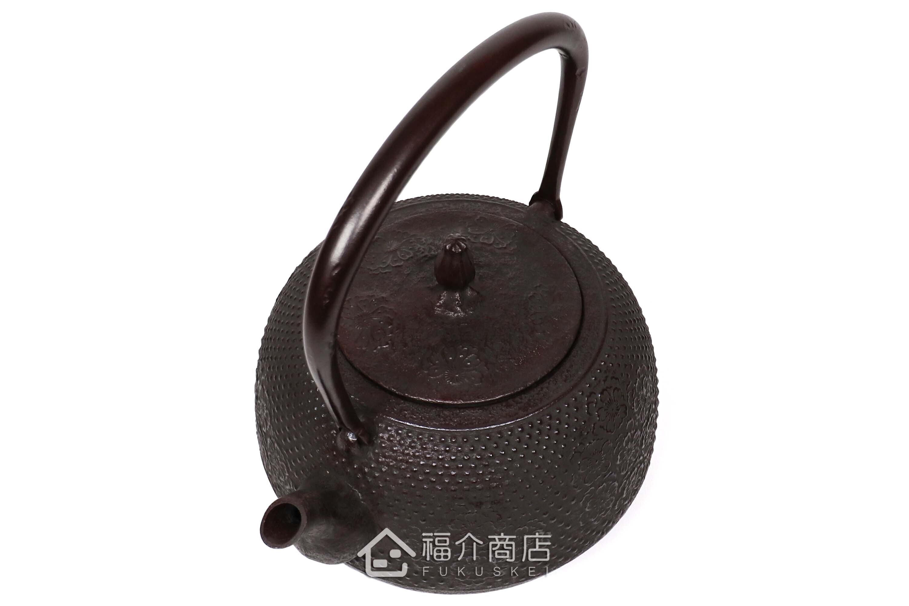 櫻花造型的泡茶煮水鑄鐵壺
