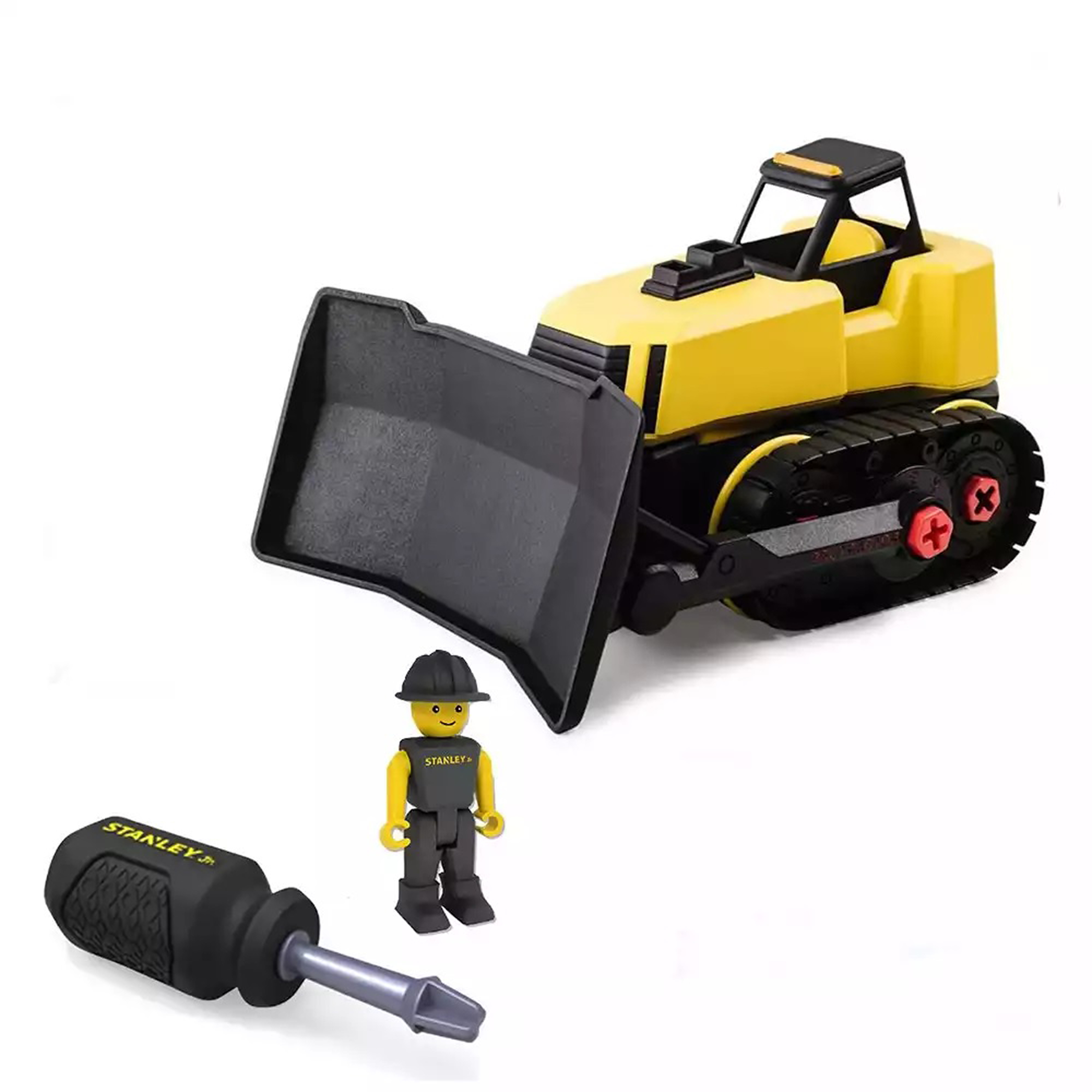 【STANLEY】組裝工程車-推土機