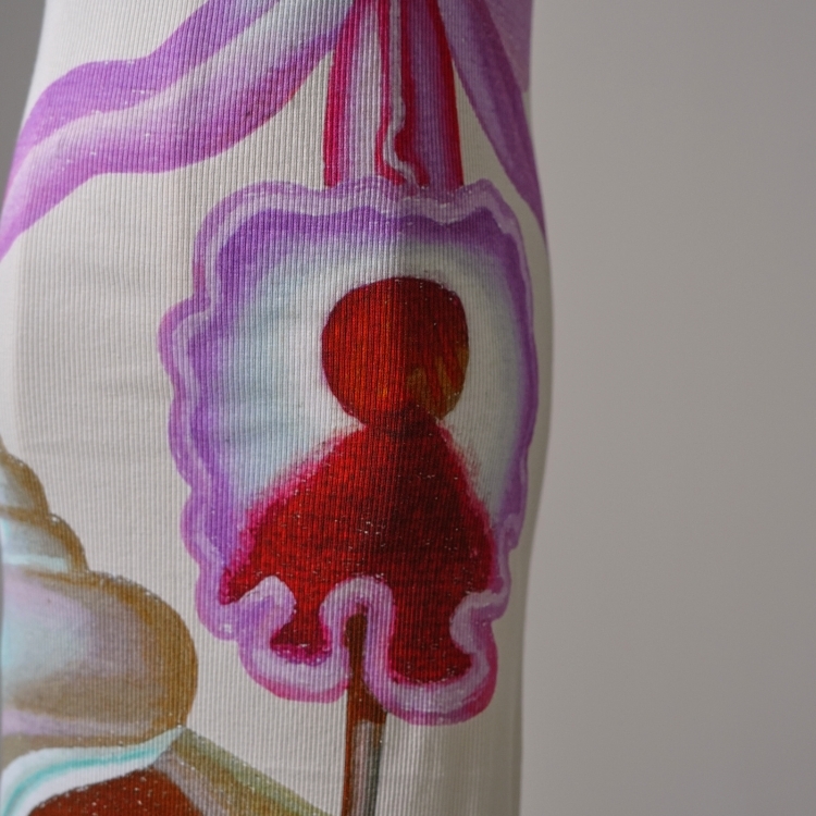 Loewe 貝殼圖案無袖連身洋裝 M號