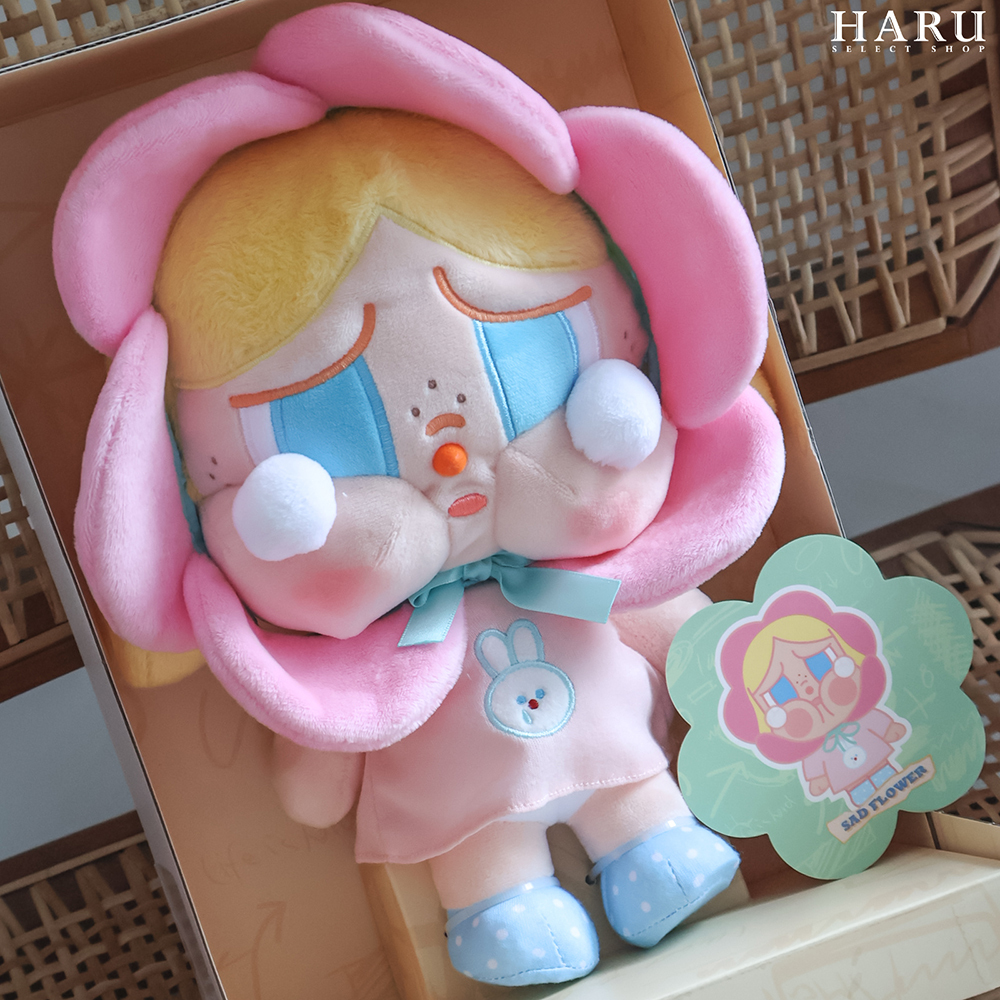 POP MART 泡泡瑪特 POPMART CRYBABY 哭娃搪膠臉 眼淚工廠 悲傷俱樂部 落日歌會 毛絨公仔 棉花娃娃