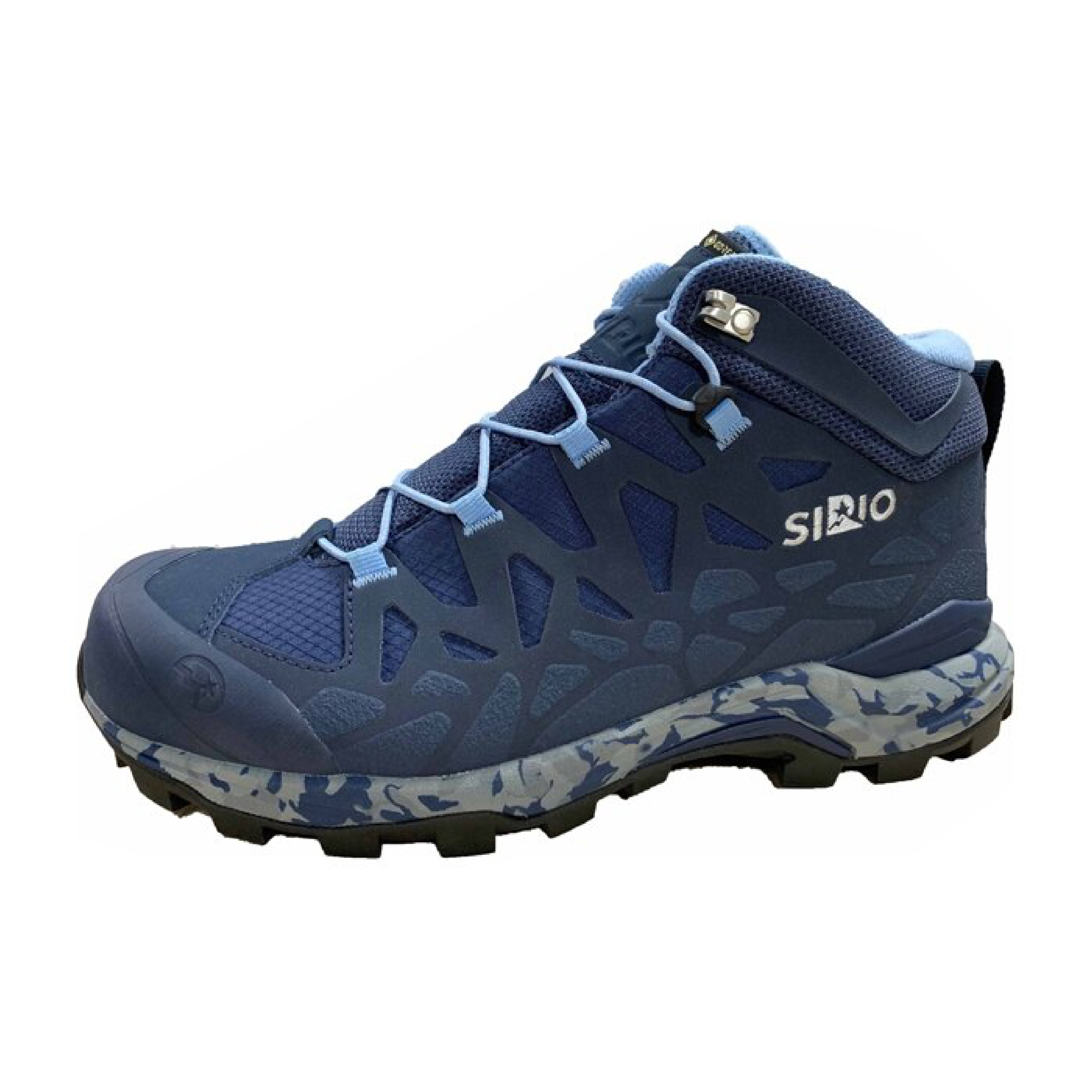 SIRIO 日本 PF156DE Gore-Tex 中筒多功能健行鞋 女款 (水藍色) 登山鞋/3E+寬楦/東方人腳型/黃金大底 33SI0156-BU