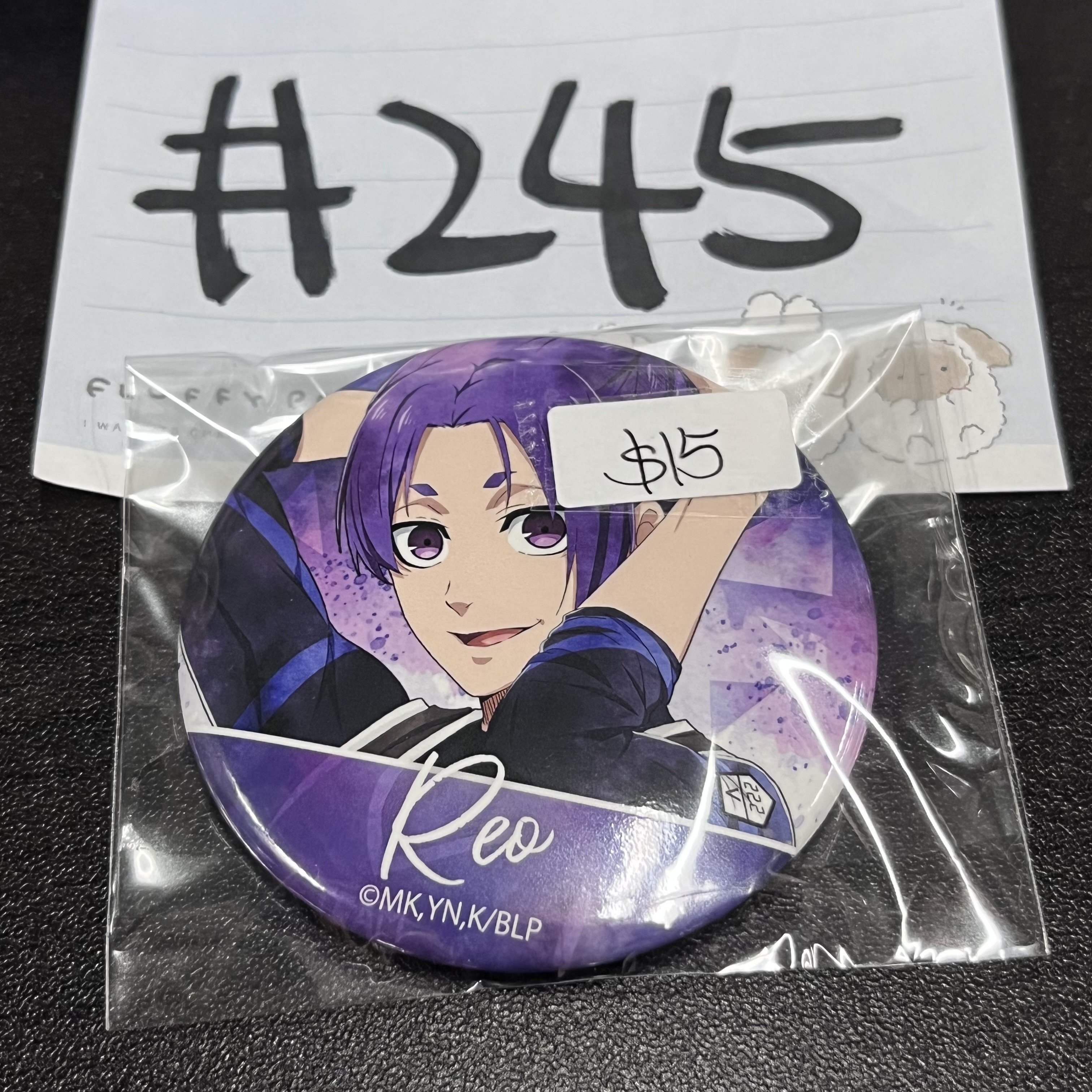 BlueLock 玲王 襟章#245