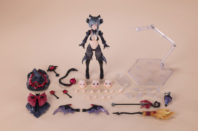 Oct CiYuanJuXiang (EXSSRION) Apprentice Witch Hoshikawa Neco 1/12 Complete Model Action Figure Black Hair Ver. Pre-order