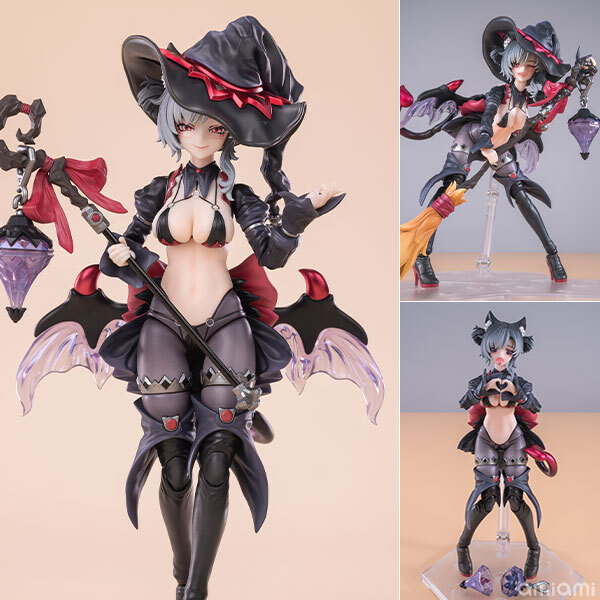 Oct CiYuanJuXiang (EXSSRION) Apprentice Witch Hoshikawa Neco 1/12 Complete Model Action Figure Black Hair Ver. Pre-order
