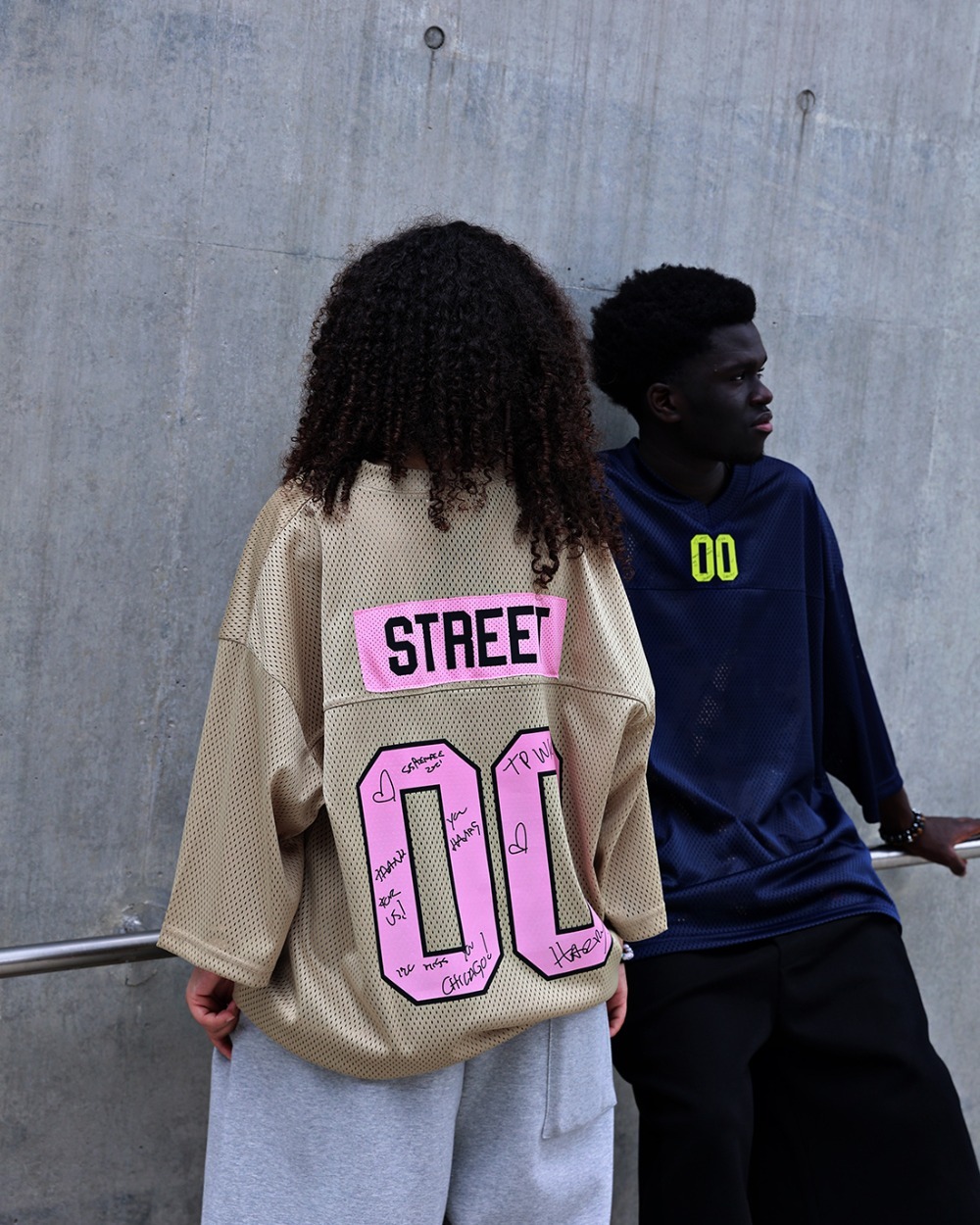 Street Overfit 網眼短袖T 卹