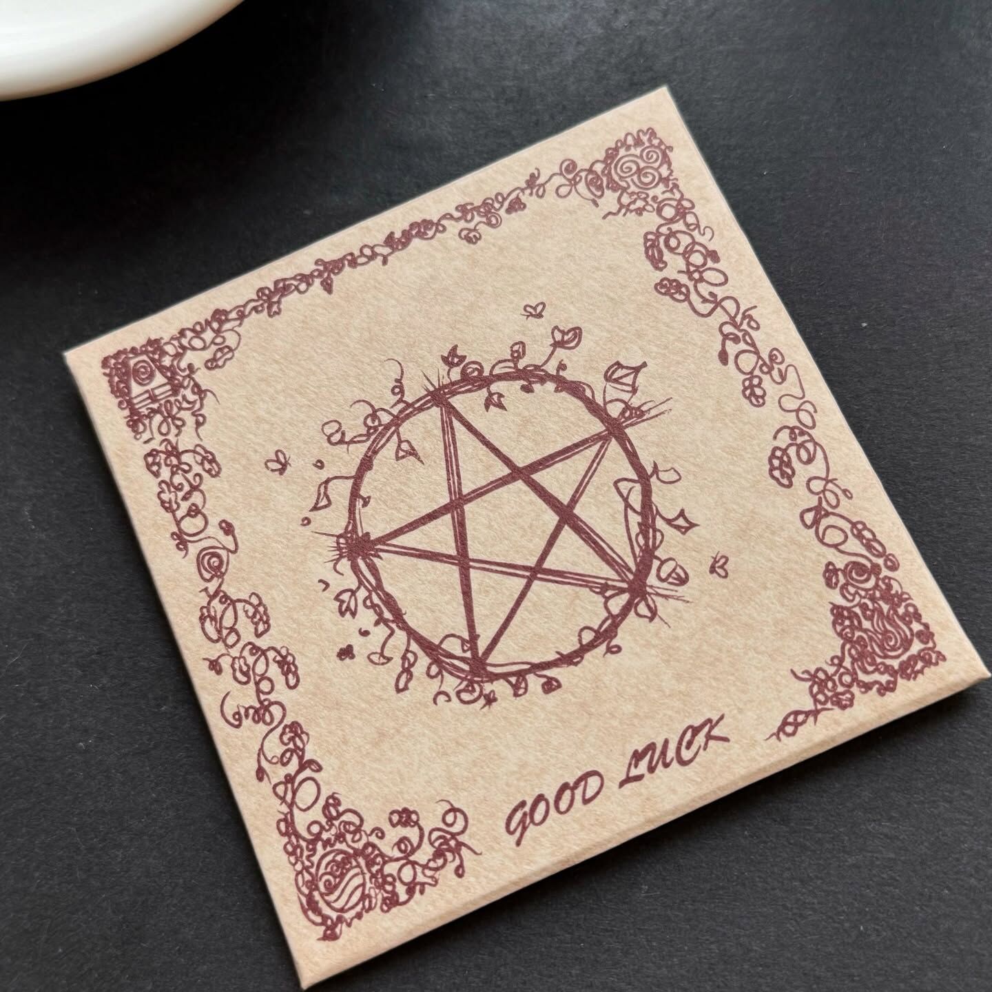 [原石] 五芒星 魔法儀式許願紙 每包共 12 張