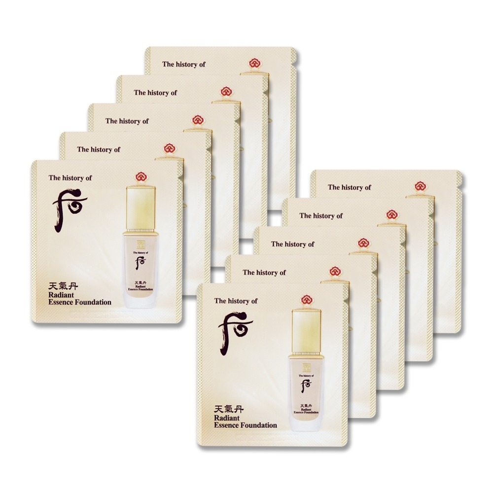 【預購】LG0604002 Whoo 天氣丹華炫光澤精華粉底液 (1ml*120片裝)