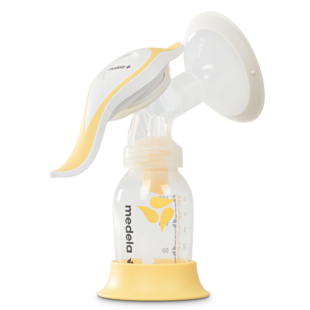 Medela Harmony Manual Breast Pump - Lightweight and Portable for On-the-Go Pumping