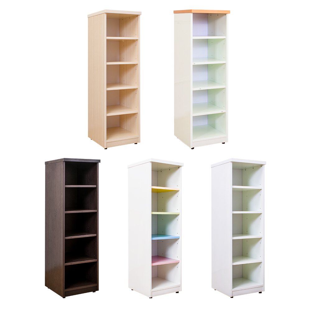 南亞塑鋼-1尺開放式五格收納置物櫃/隙縫櫃/鞋櫃