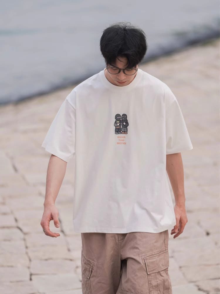 #預購 BTB 25SS 255G 索羅娜sorona 涼感 兄弟印花 圓領短踢 兩色