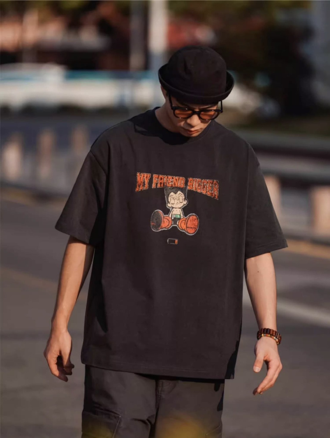 #預購 BTB 25SS 270G 水洗 做舊復古 卡通印花 純棉短踢 兩色