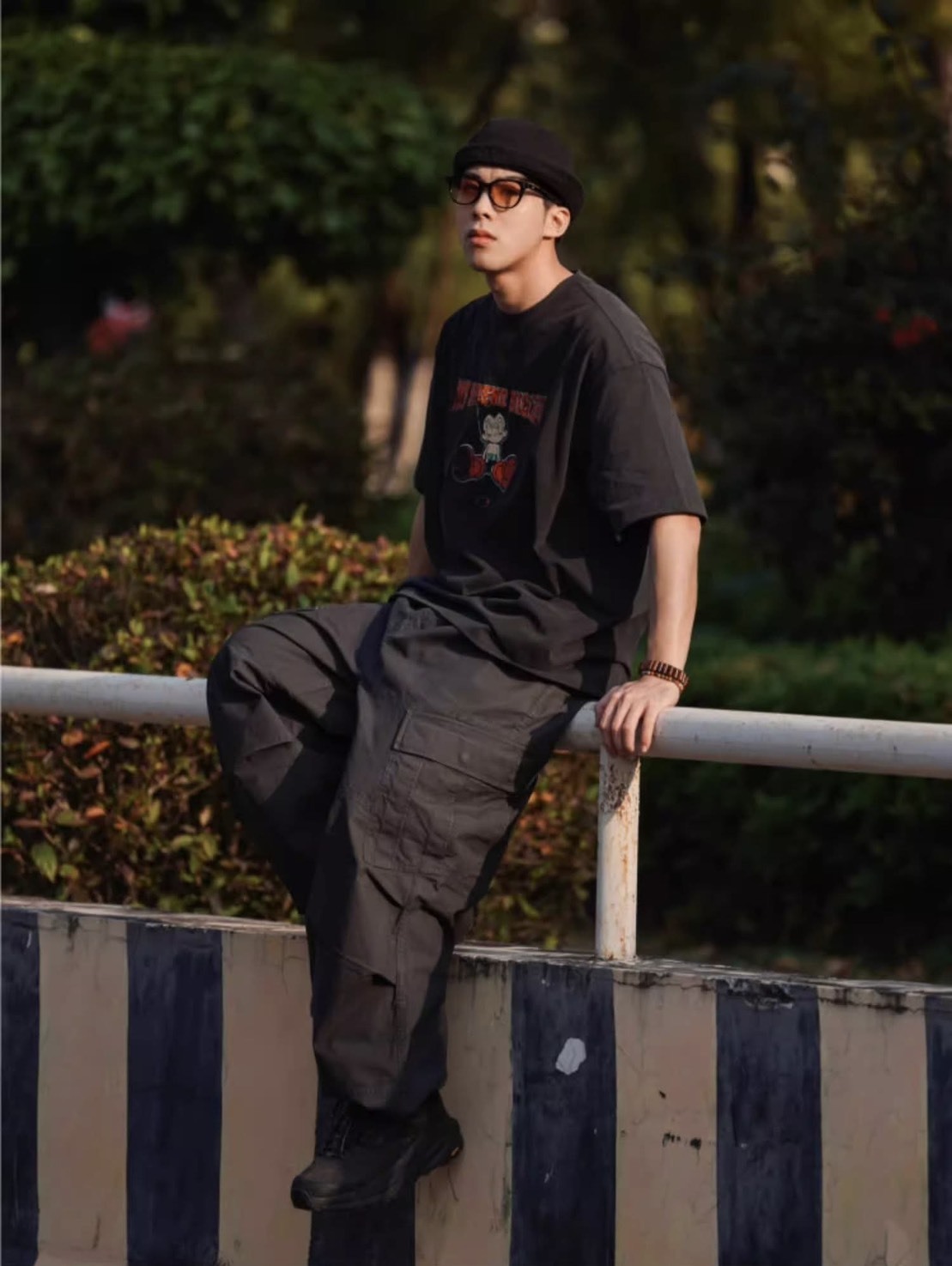 #預購 BTB 25SS 270G 水洗 做舊復古 卡通印花 純棉短踢 兩色