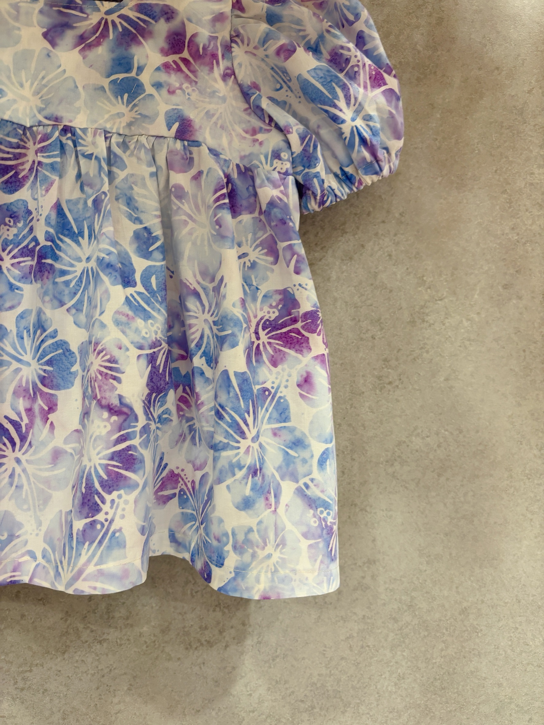 蠟染夏威夷 夢幻蝴蝶結上衣 (110)