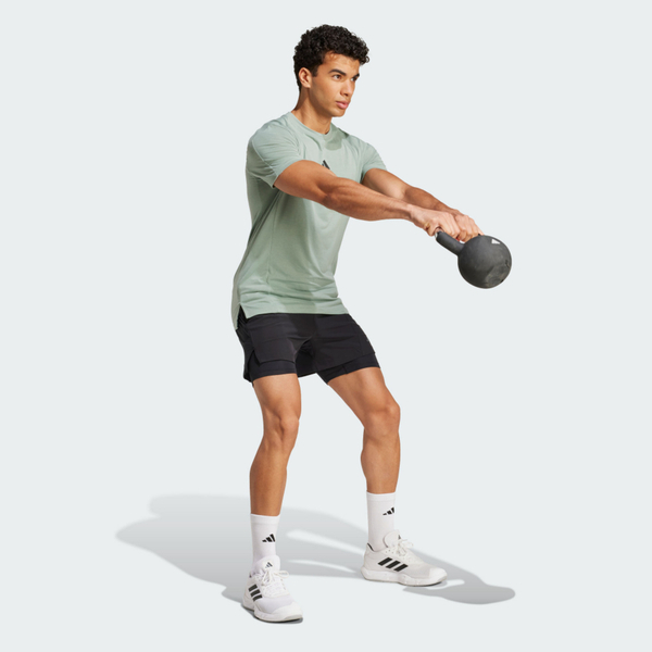 Adidas D4t Tee JI5768 男 T恤 運動上衣 休閒短袖 吸濕排汗 綠 亞版