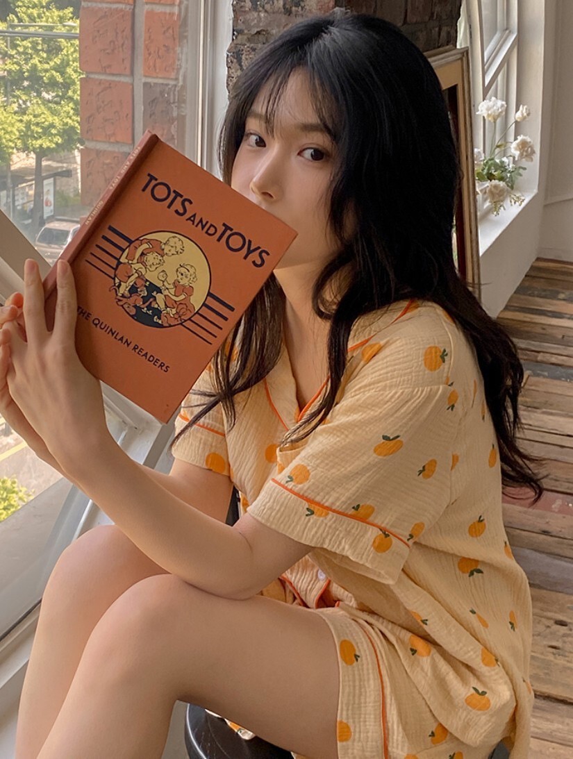 【預購】Juuneedu 夏橘🍊100%純棉套裝