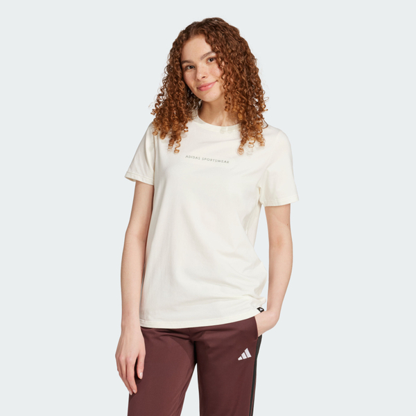 Adidas W C Ddl Camp T JX5322 女 T恤 運動上衣 休閒短袖 米白 亞版