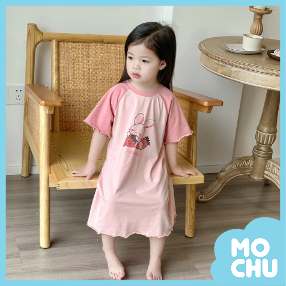 斯若兔短袖家居連身裙