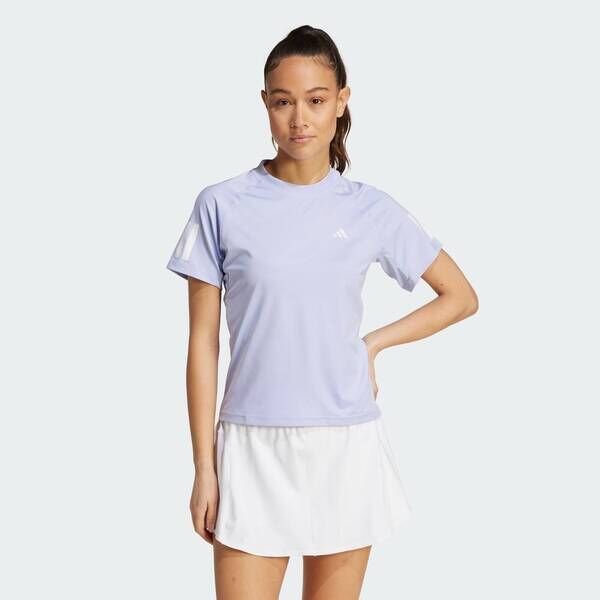 Adidas Club Tee JN7095 女 T恤 運動上衣 休閒短袖 紫 亞版