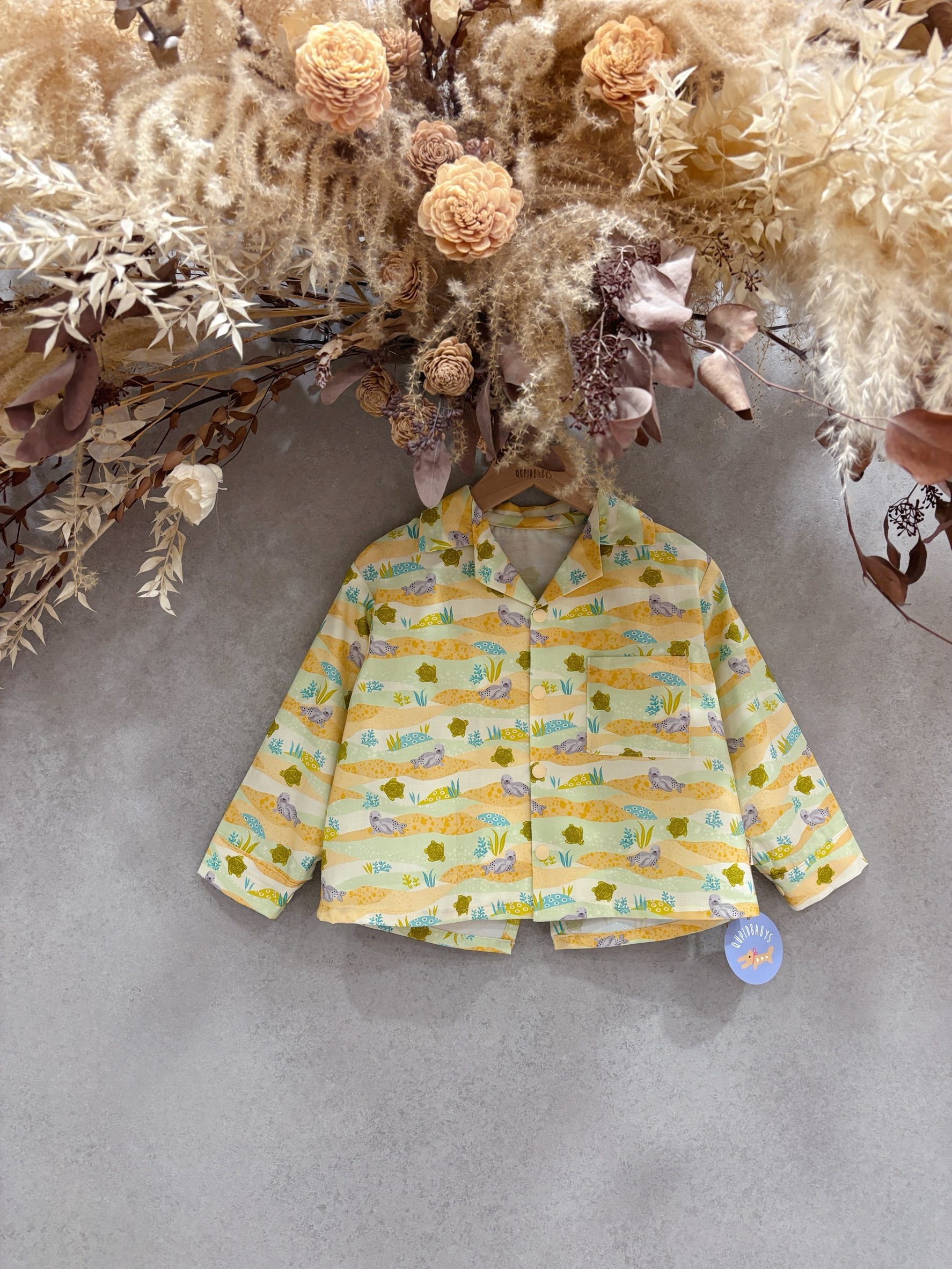 綠海龜 歐爸外套 (100)