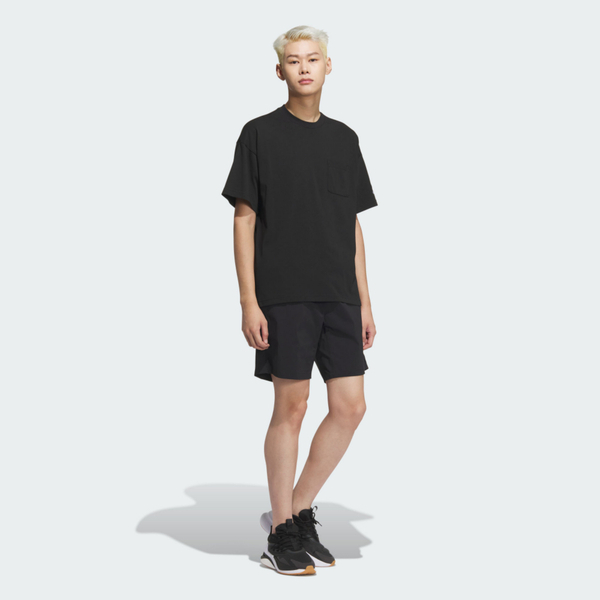 Adidas Pocket Tee JM2028 男 T恤 運動上衣 休閒短袖 黑 亞版