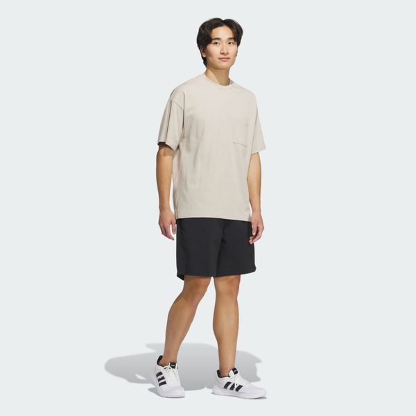 Adidas Pocket Tee JM2029 男 T恤 運動上衣 休閒短袖 卡其 亞版