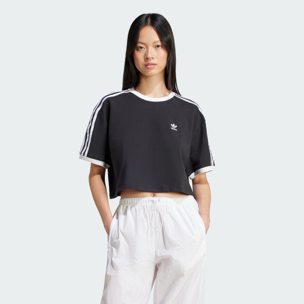 Adidas 3s Loose Crop T JC8149 女 T恤 運動上衣 休閒短袖 短版 黑 白 亞版