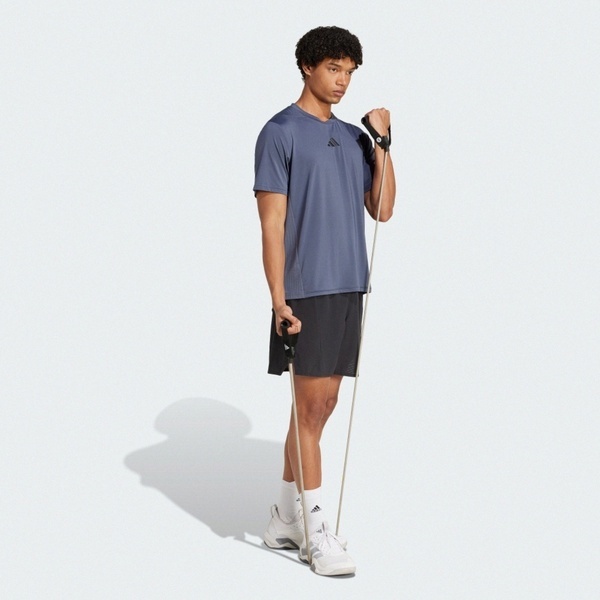 Adidas D4t Int. Tee JI8189 男 T恤 運動上衣 休閒短袖 訓練 吸濕排汗 藍 亞版