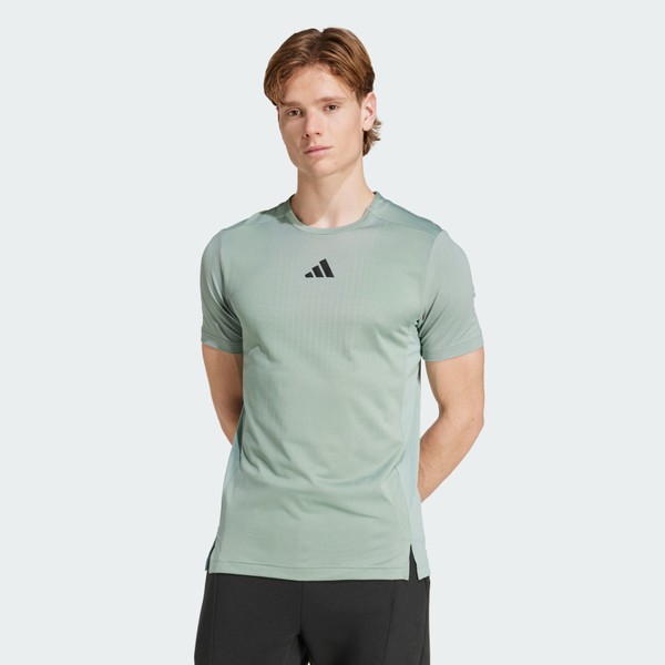 Adidas Airchill Tee JI8197 男 T恤 運動上衣 休閒短袖 訓練 吸濕排汗 綠 亞版