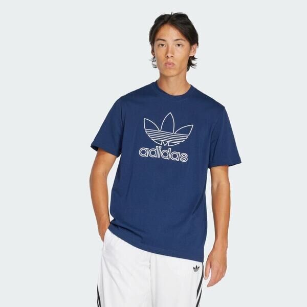 Adidas Outl Tref Tee JP1089 男 T恤 運動上衣 休閒短袖 藍 亞版