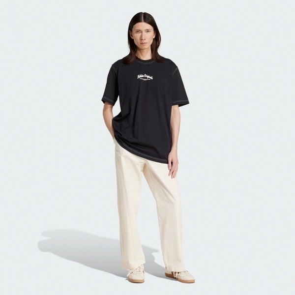 Adidas Wab Tee JP4477 男 T恤 運動上衣 休閒短袖 棉質 黑 白 亞版