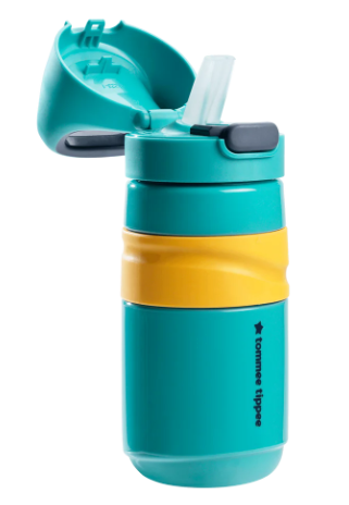 Tommee Tippee Superstar flip-top sports portable antibacterial water bottle 500ml