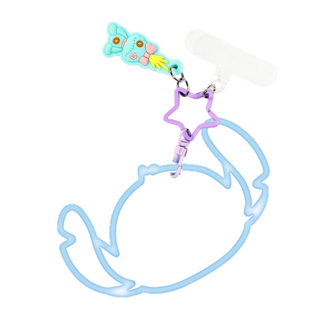 迪士尼史迪仔 | 防丟手機掛圈 鎖匙扣 飾物