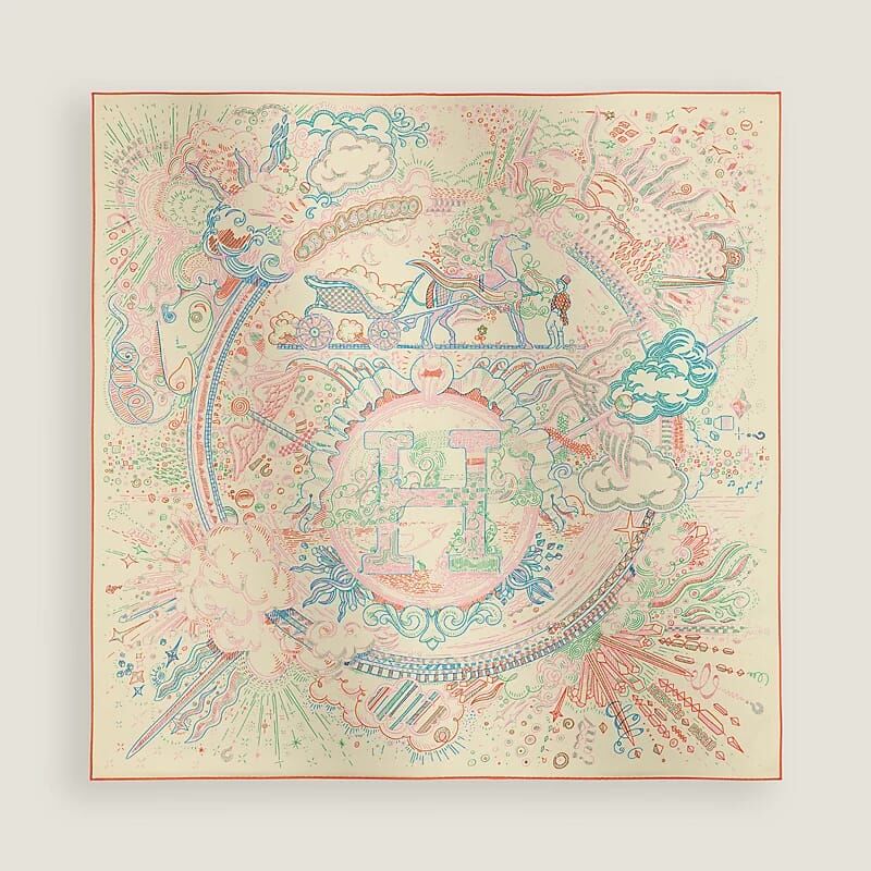 Hermes Silk Scarf 90