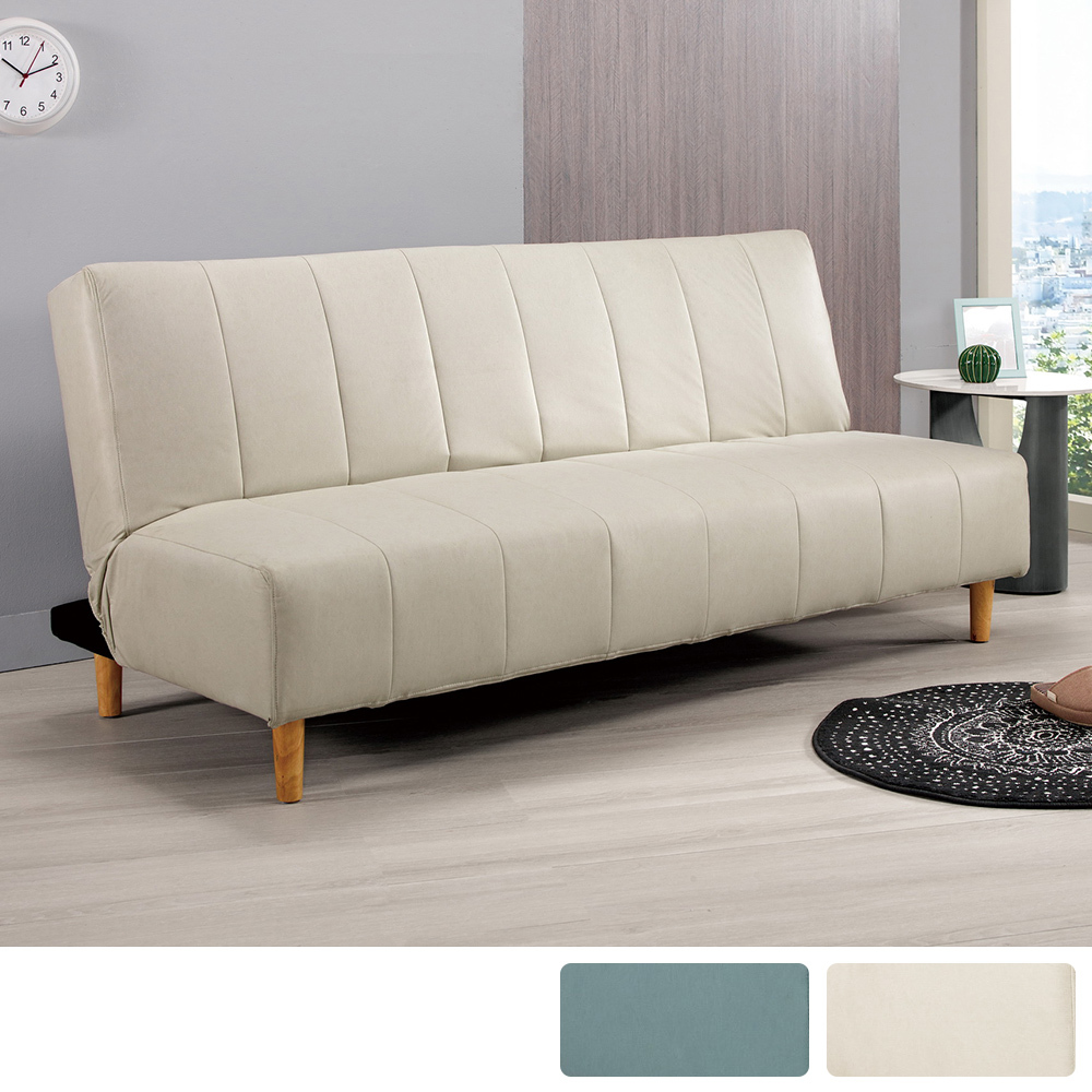 奧特科技布面沙發床組/三人椅/三人座沙發-附抱枕(兩色可選)