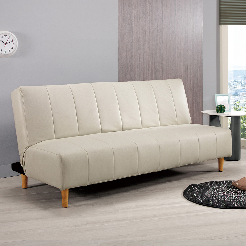 奧特科技布面沙發床組/三人椅/三人座沙發-附抱枕(兩色可選)