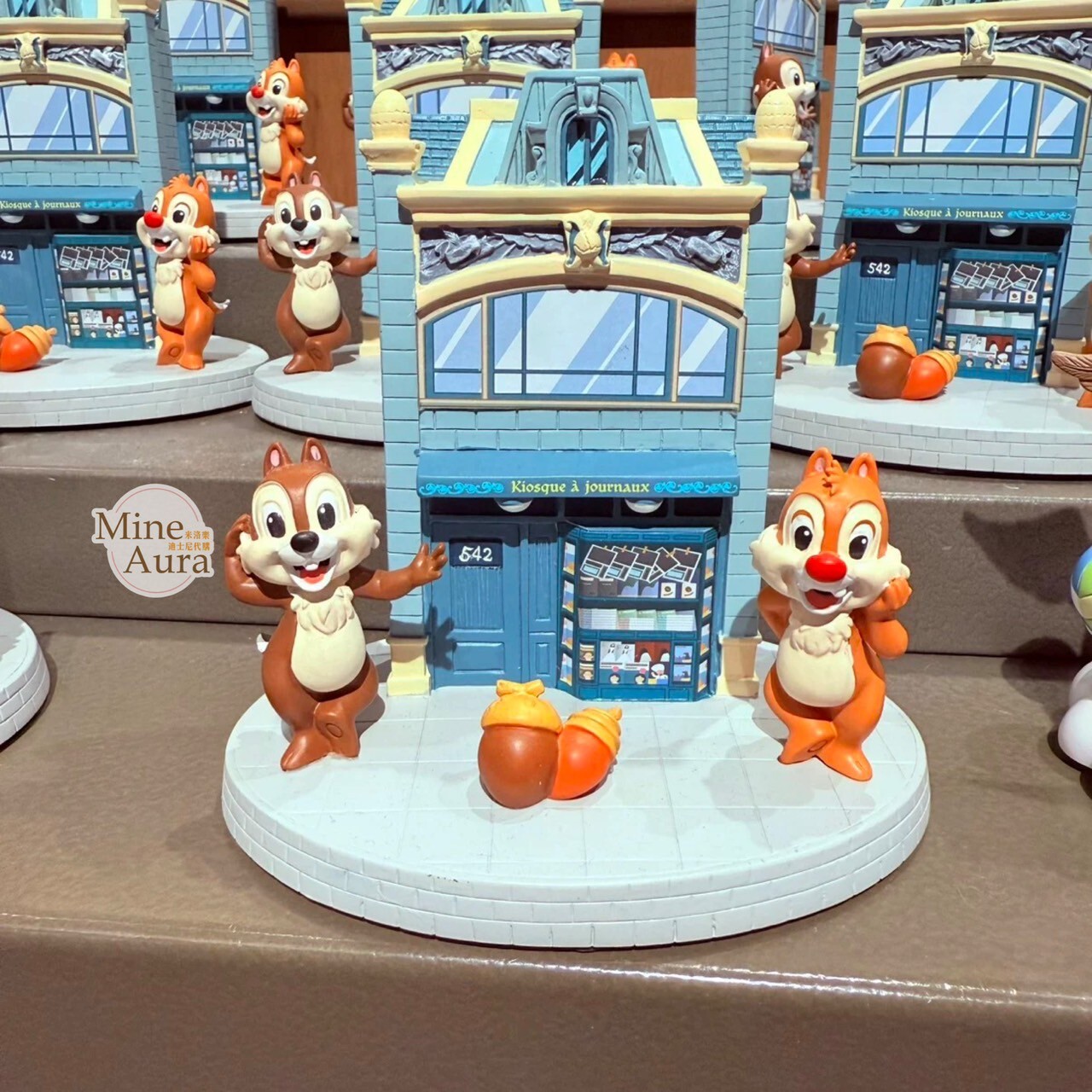 奇奇蒂蒂 Chip 'n Dale 房屋場景 造型 相片夾 擺飾品 -上海迪士尼樂園