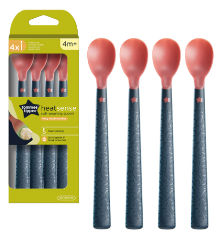 Tommee Tippee Temperature Spoon (4 Pack)