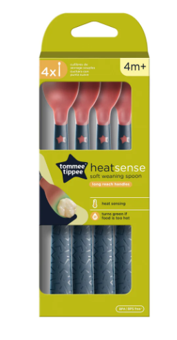 Tommee Tippee Temperature Spoon (4 Pack)