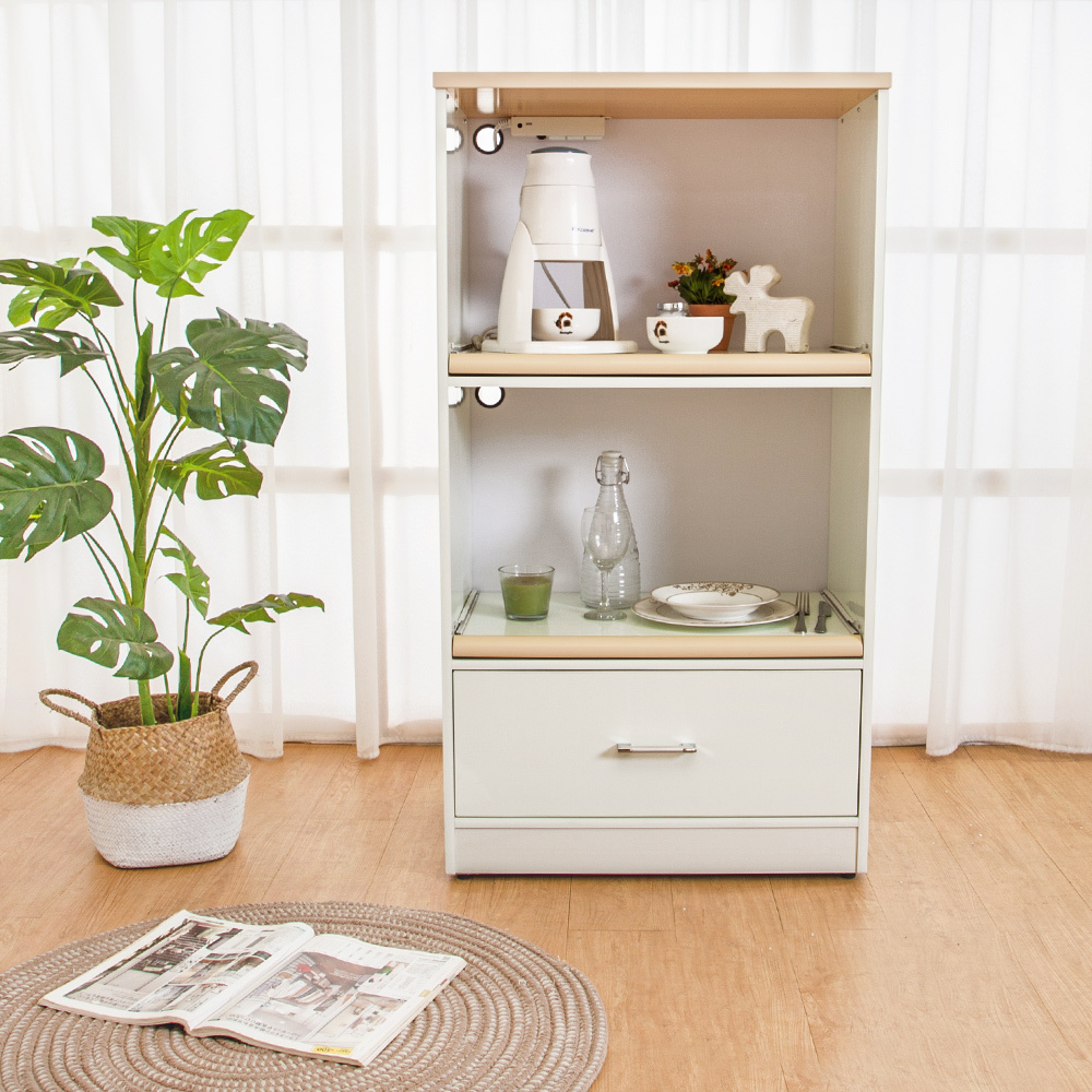 南亞塑鋼-2.1尺一抽二拉盤收納電器櫃