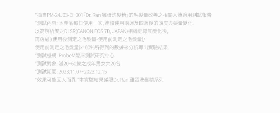 Dr.Ran 雞蛋洗髮精