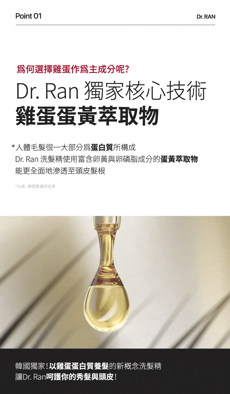 Dr.Ran 雞蛋洗髮精
