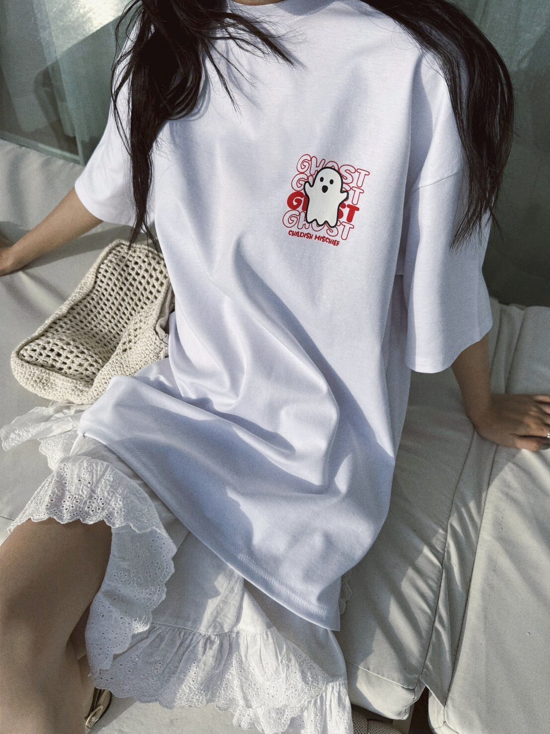 自訂款 Ghost Village幽靈印花短T im80957