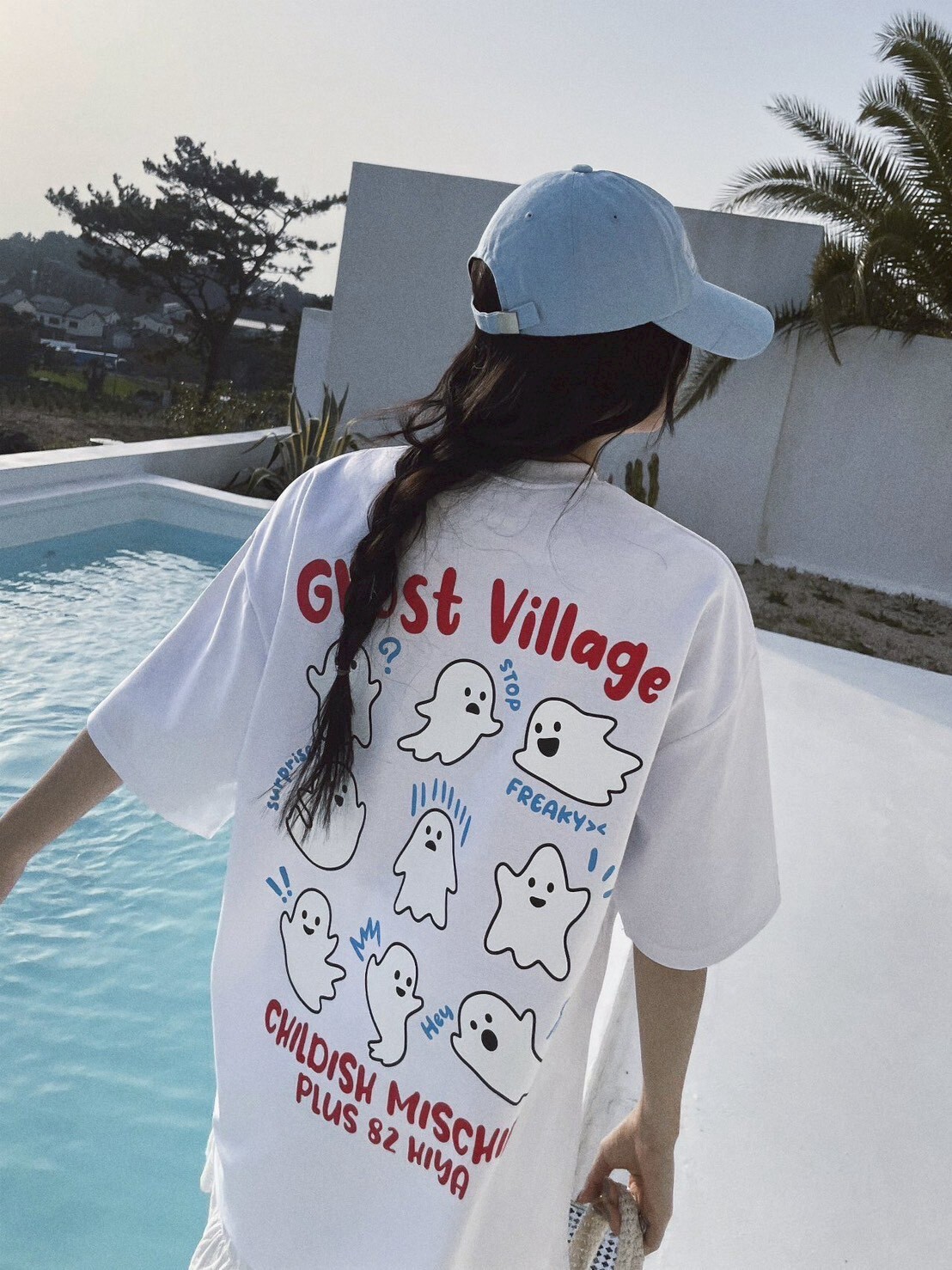 自訂款 Ghost Village幽靈印花短T im80957