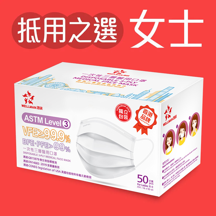 Wellman Face Mask (For Ladies)