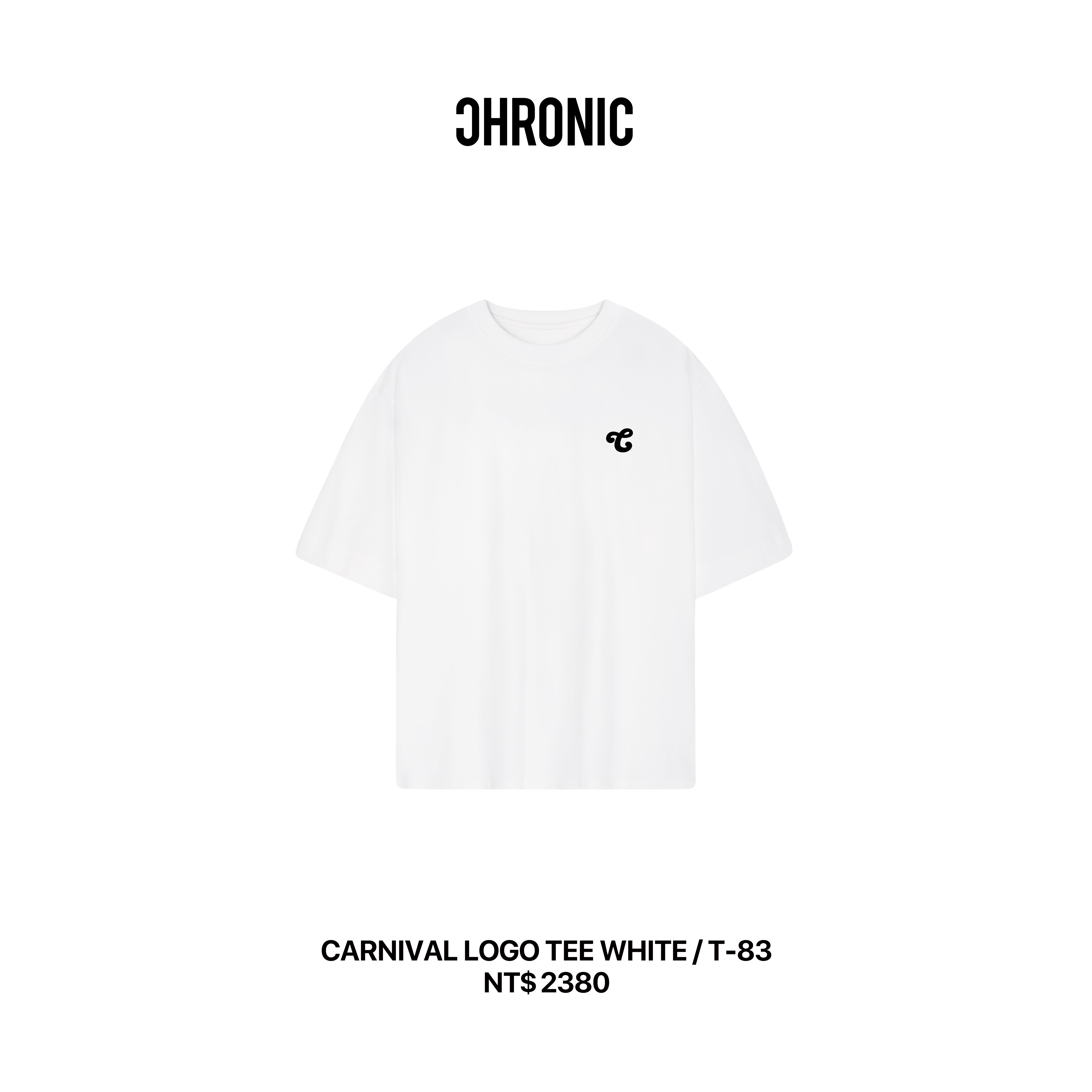 CARNIVAL LOGO TEE WHITE / T-83