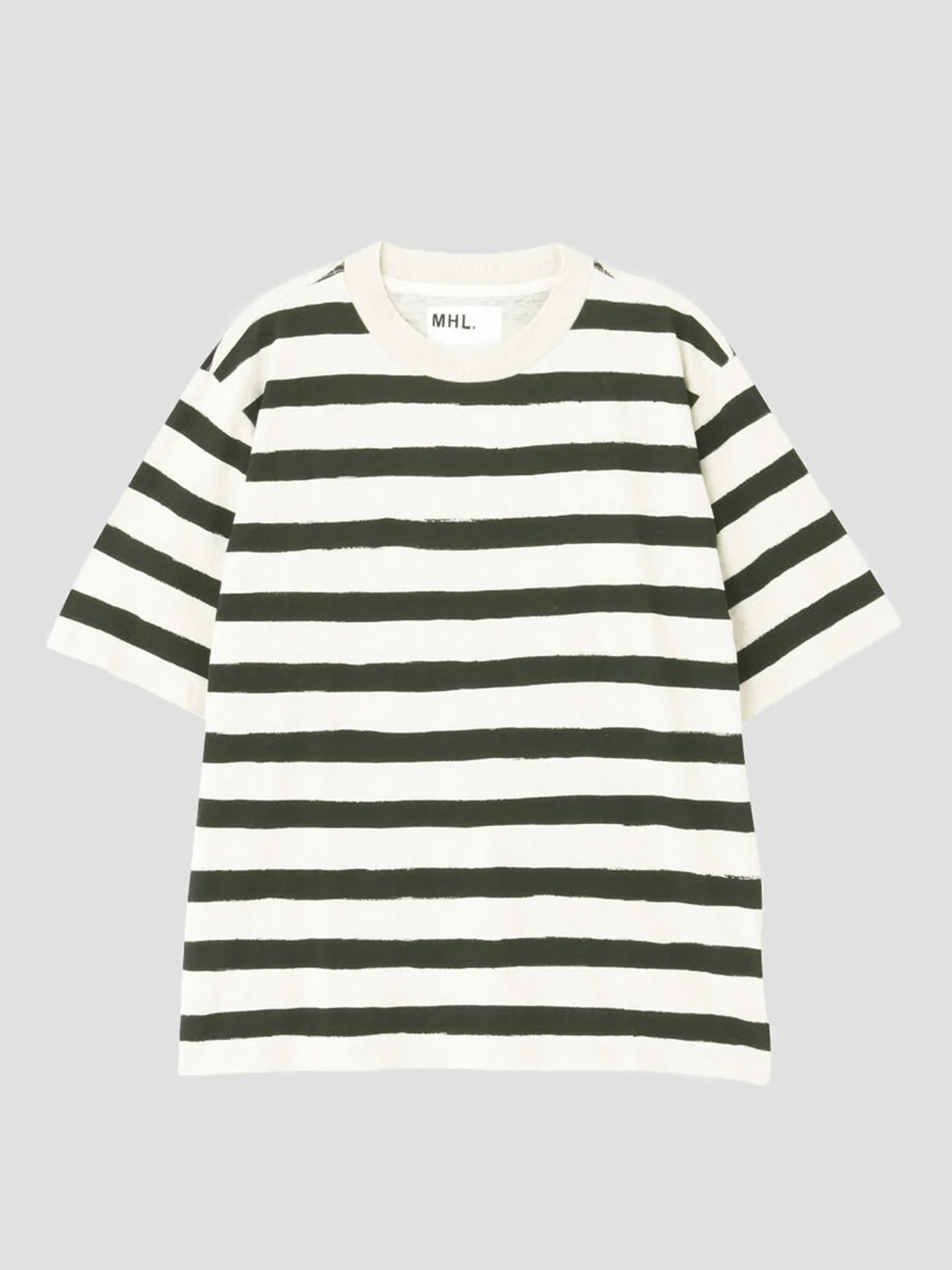 MHL. PRINTED COTTON LINEN JERSEY